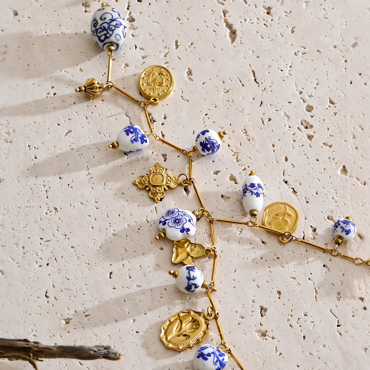 Holly Ceramic Charm Necklace