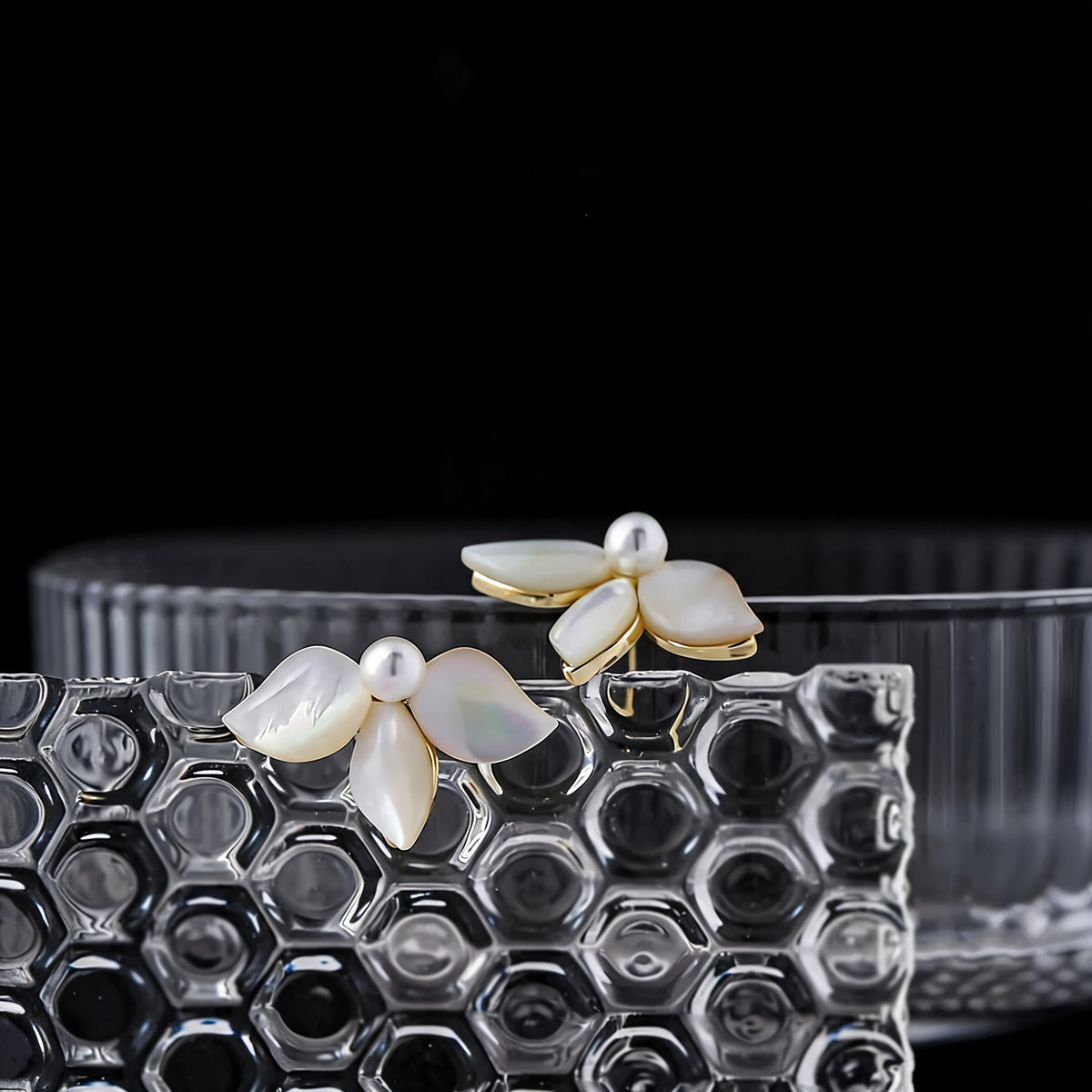 Calla Shell Petal Earrings