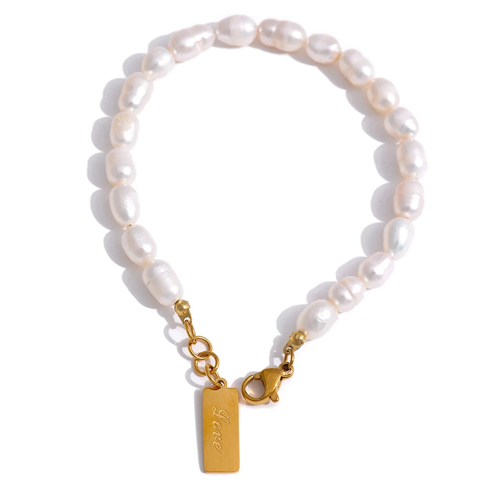 Jane Pearl Chain Bracelet