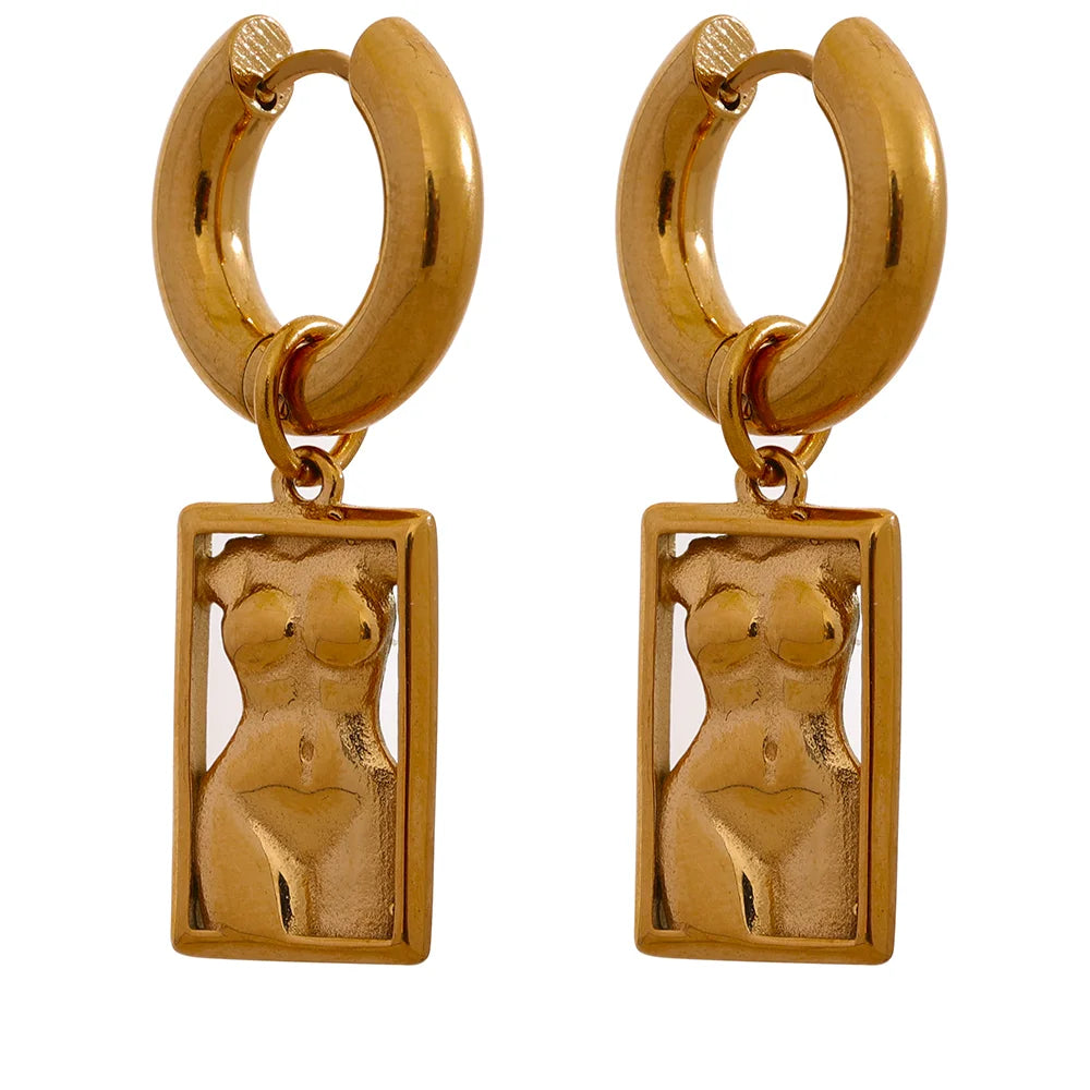 Nell Sculpted Hoop Earrings