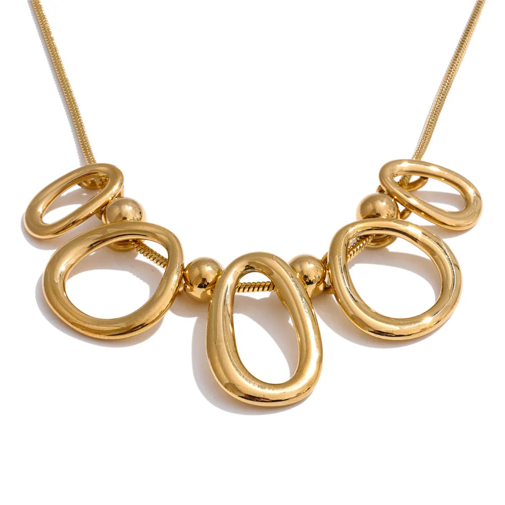 Adele Oval Link Necklace