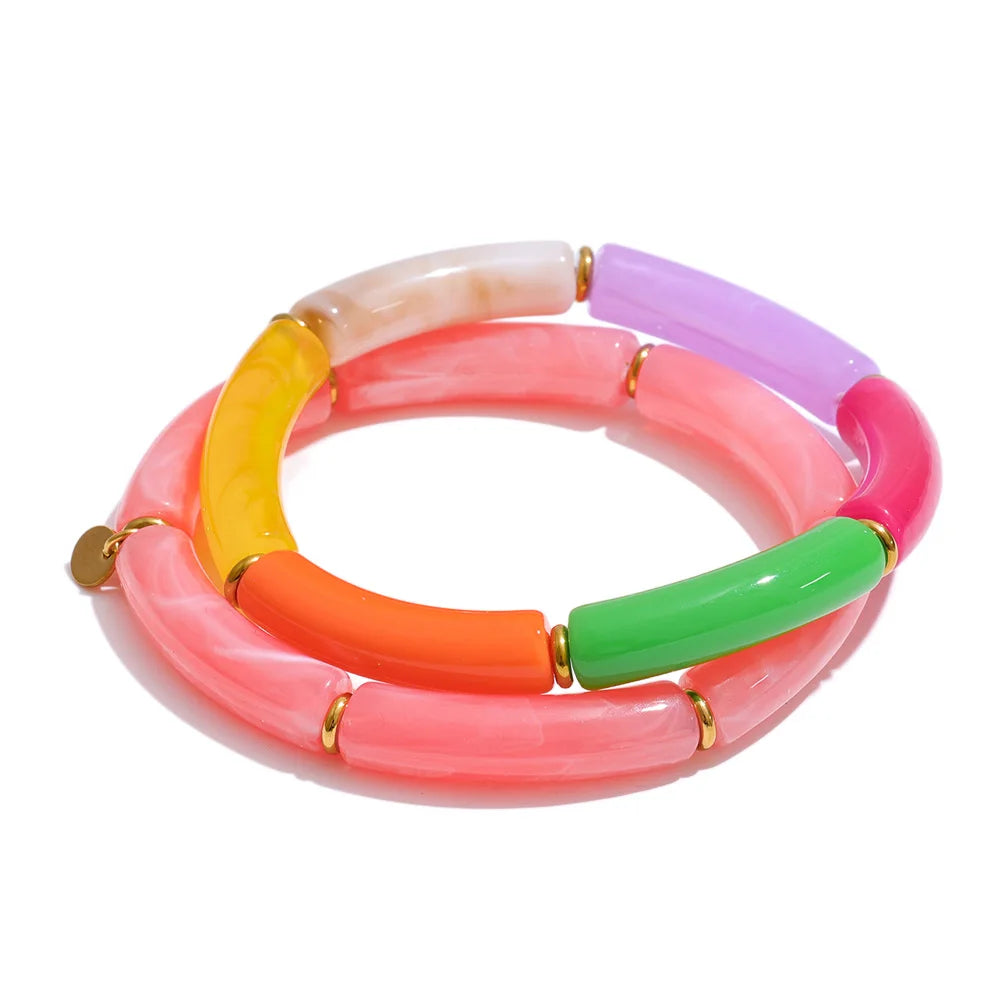 Bay Resin Tube Bangle