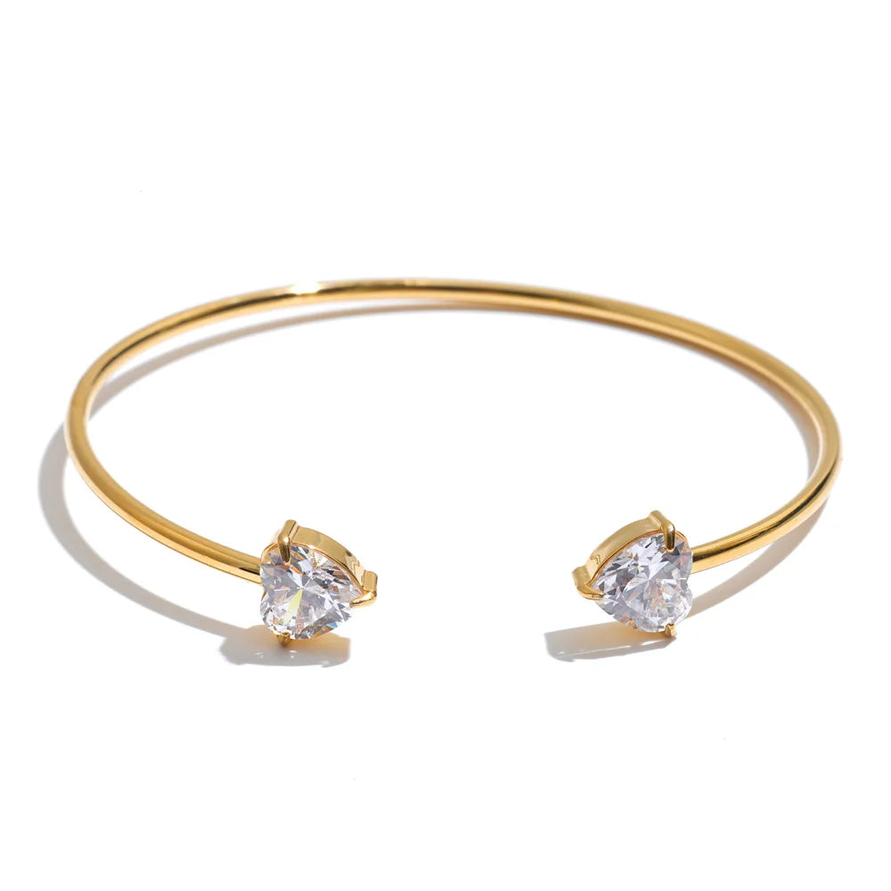 Birdie Crystal Cuff Bracelet