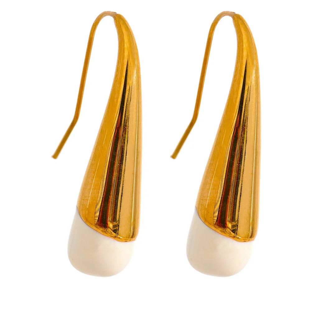 Farrah Enamel Drop Earrings