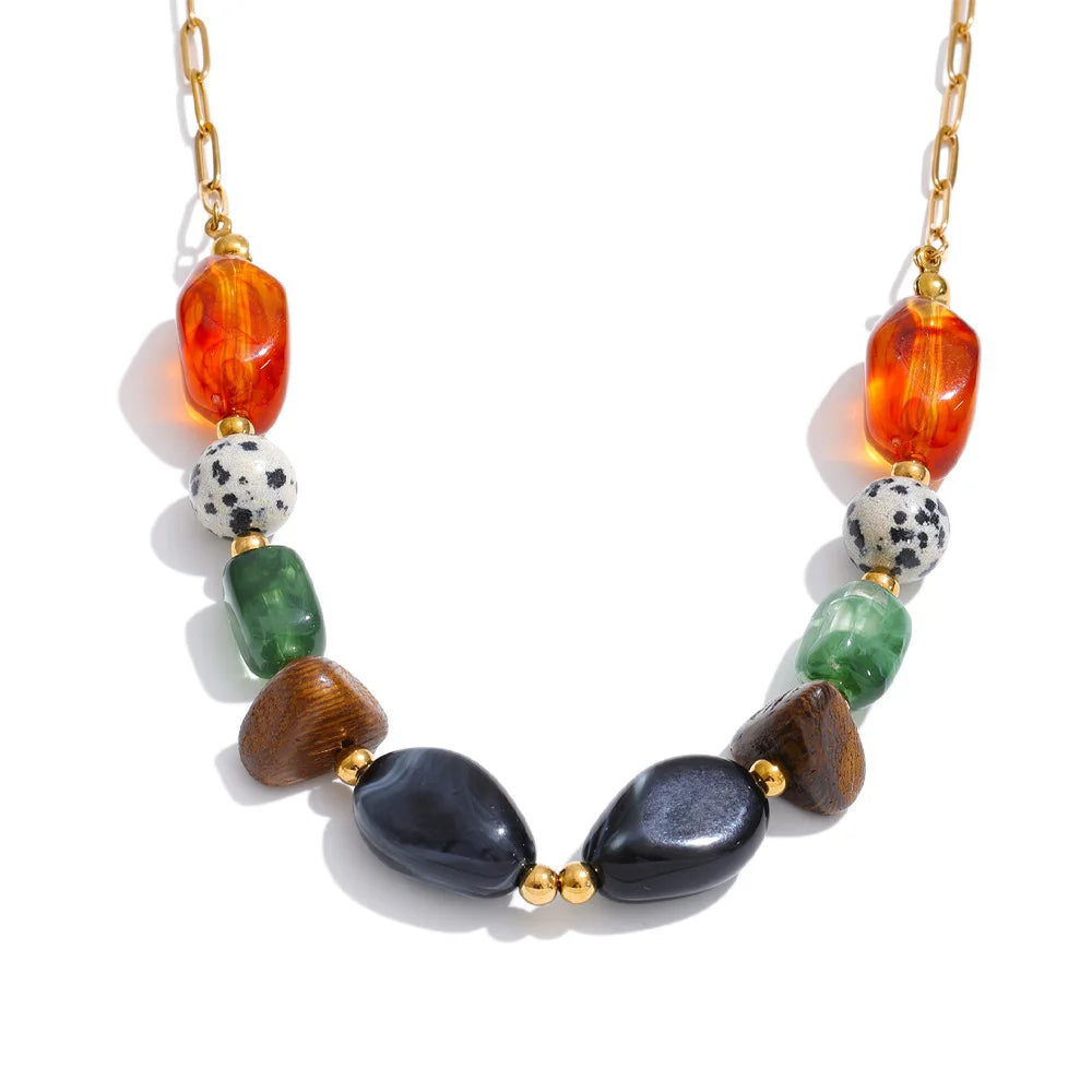 Glen Beaded Chain Necklace