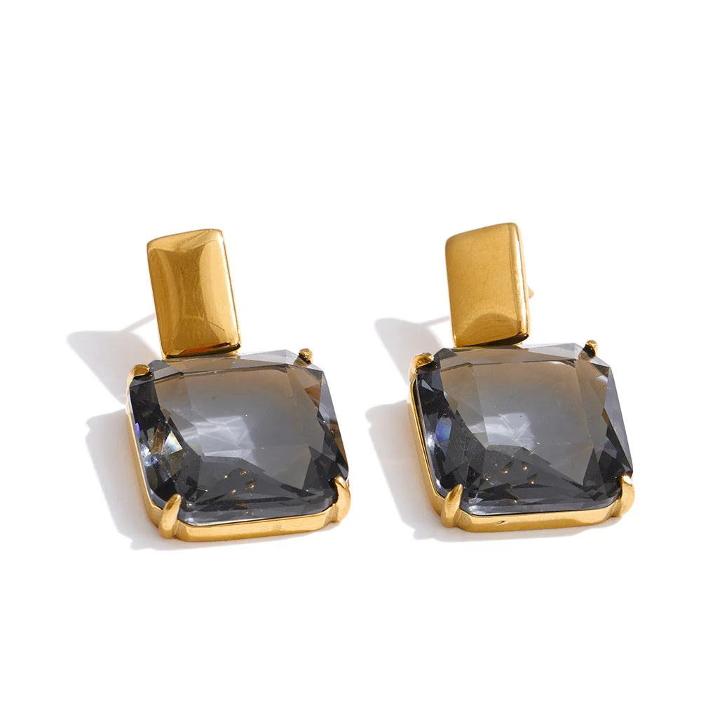 Romy Crystal Drop Earrings