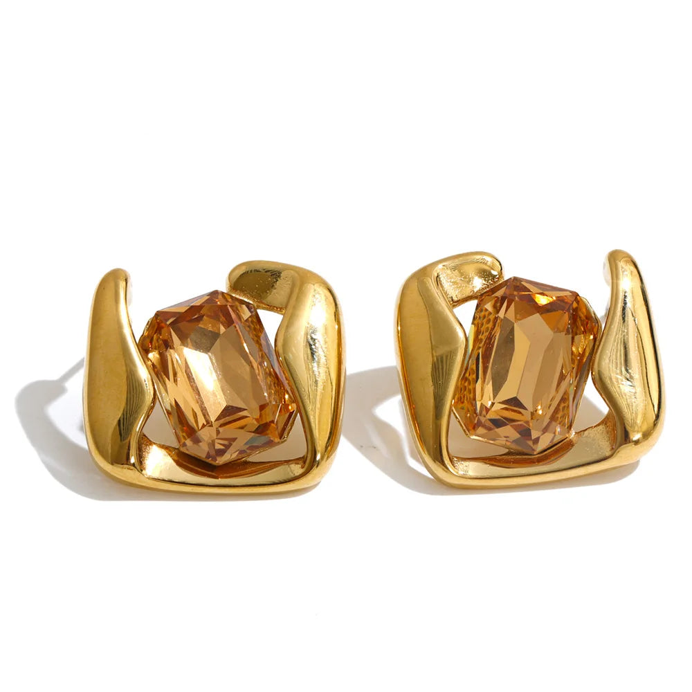 Verity Crystal Stud Earrings
