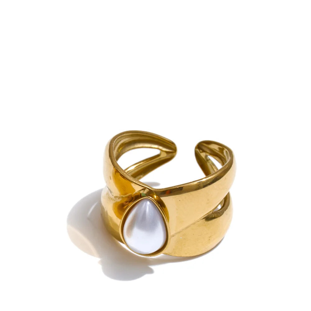 Haven Stone Open Ring
