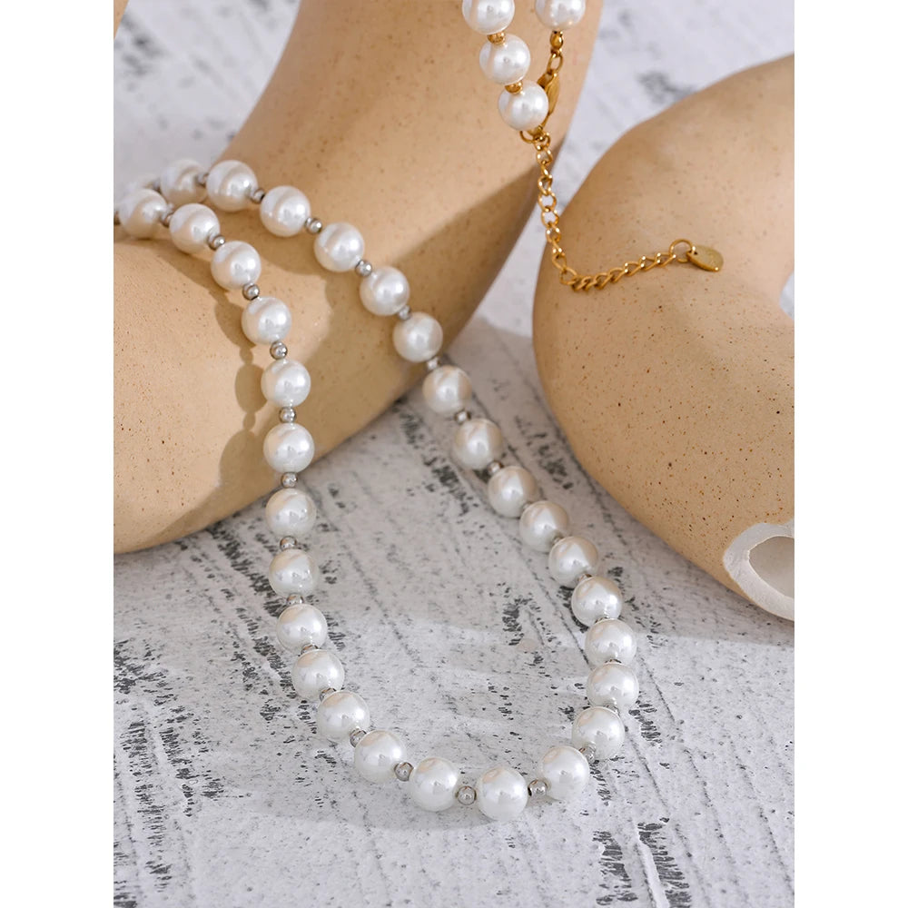 Goldie Faux Pearl Necklace