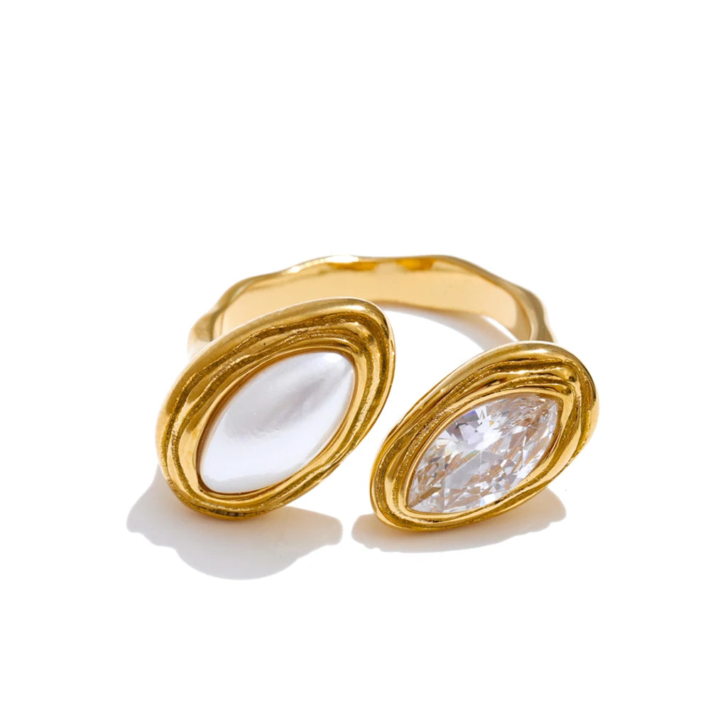 Iris Stone Inlay Ring