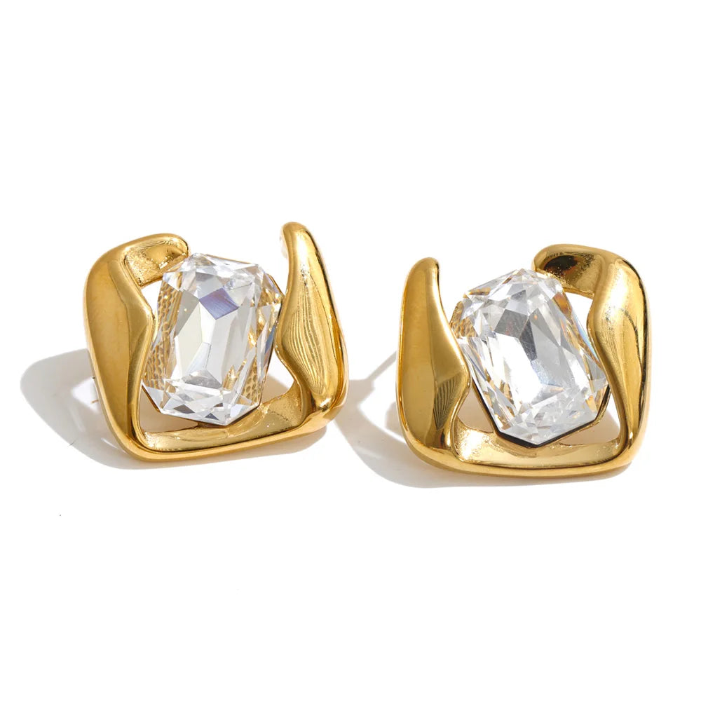 Verity Crystal Stud Earrings