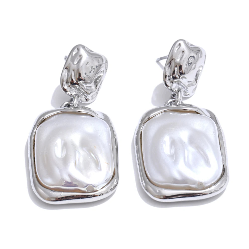 Bryn Square Drop Earrings
