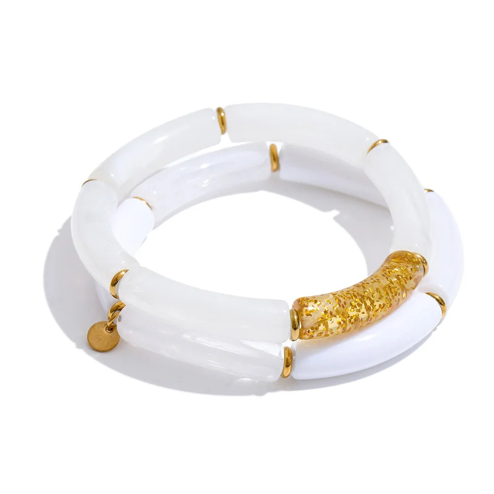Bay Resin Tube Bangle