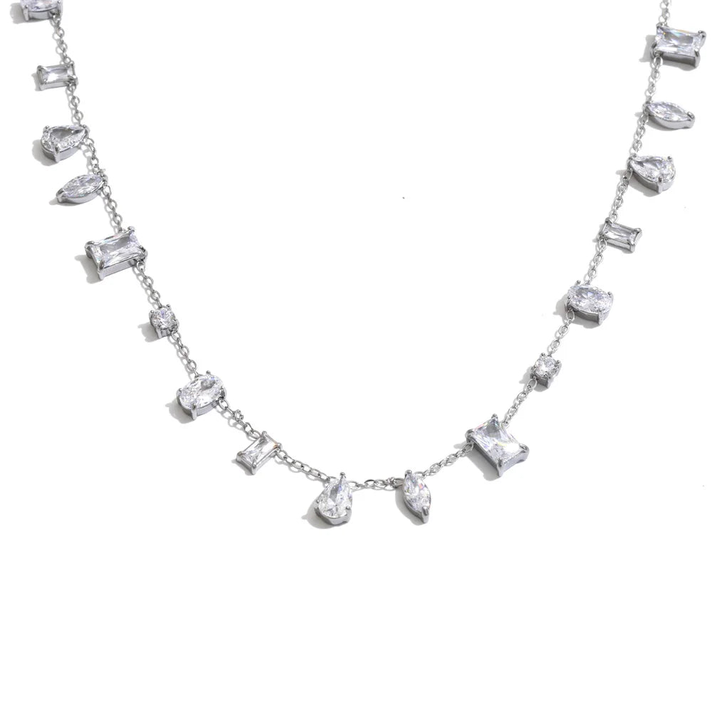 Hadley Crystal Chain Necklace