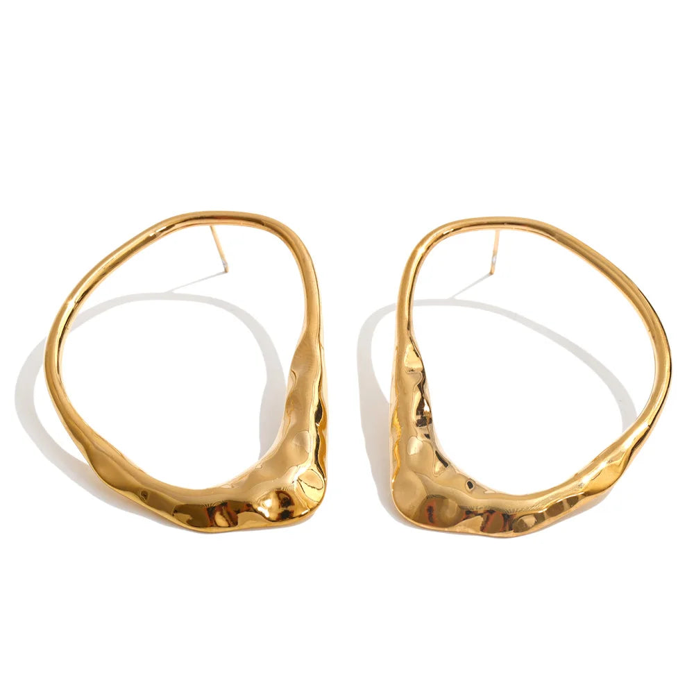 Kerry Organic Hoop Earrings