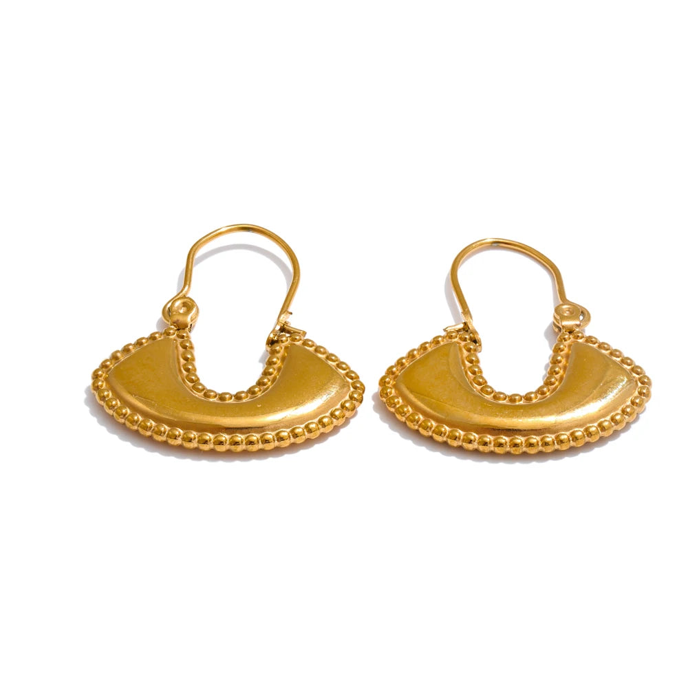 Sasha Beaded Fan Earrings