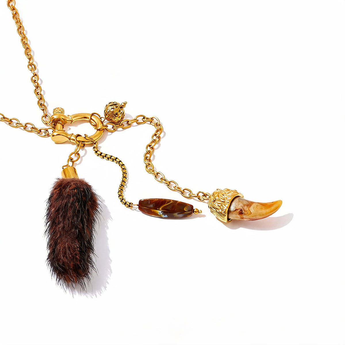 Fenn Tassel Charm Necklace