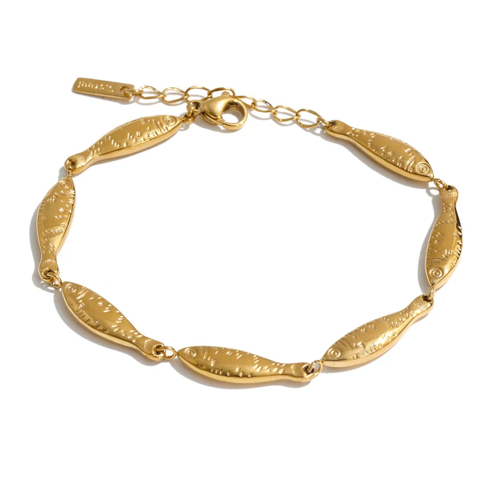Lake Fish Chain Bracelet