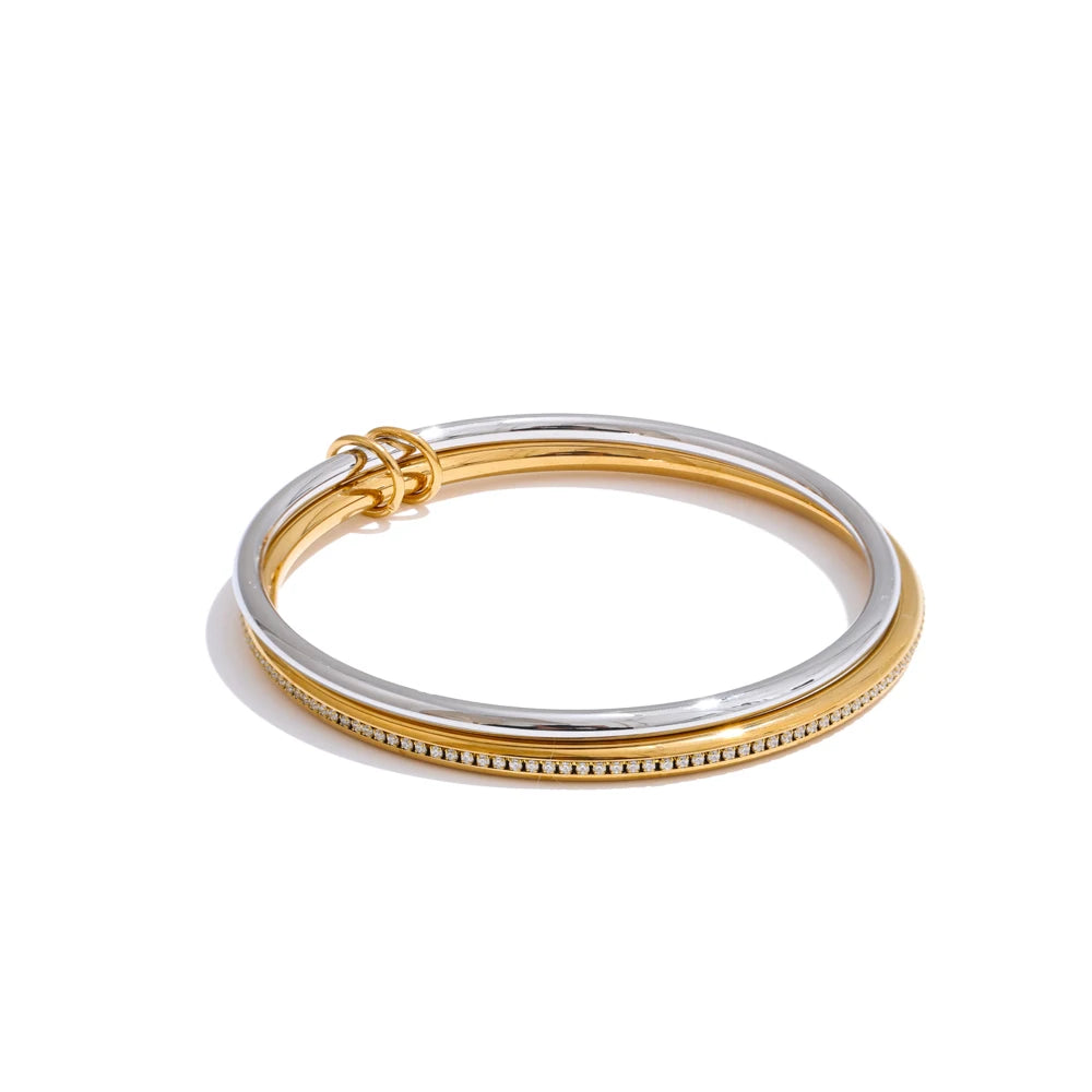 Emma Crystal Stacking Bangle