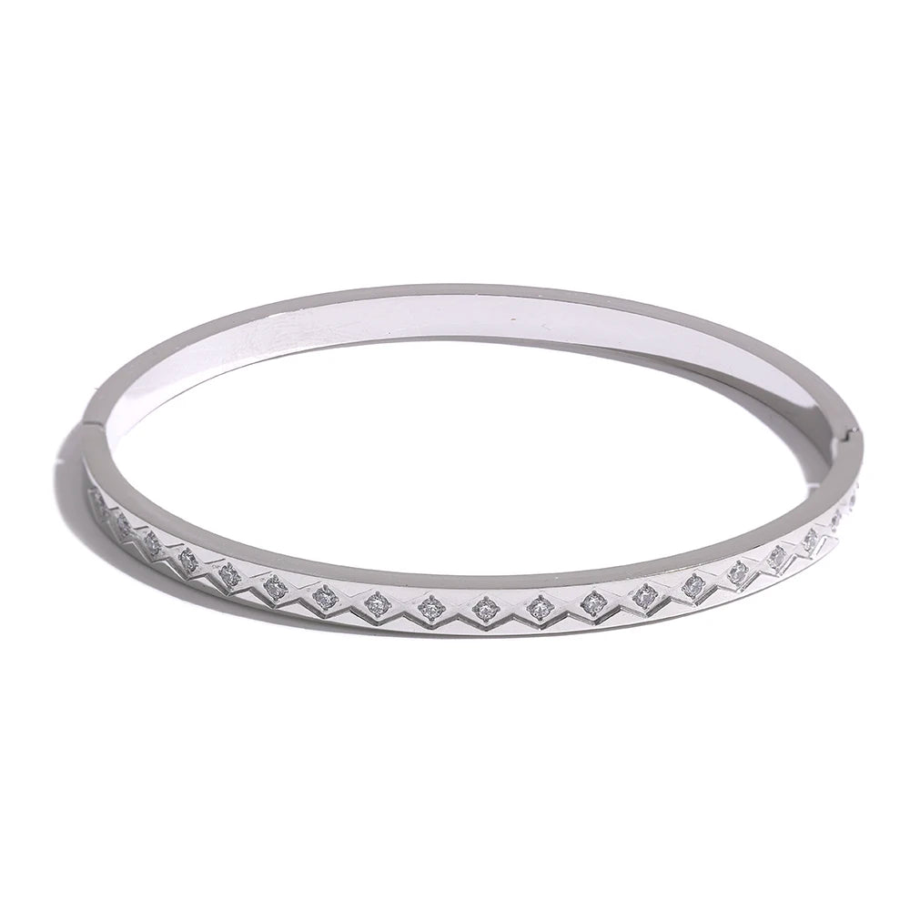 Nina Crystal Bangle