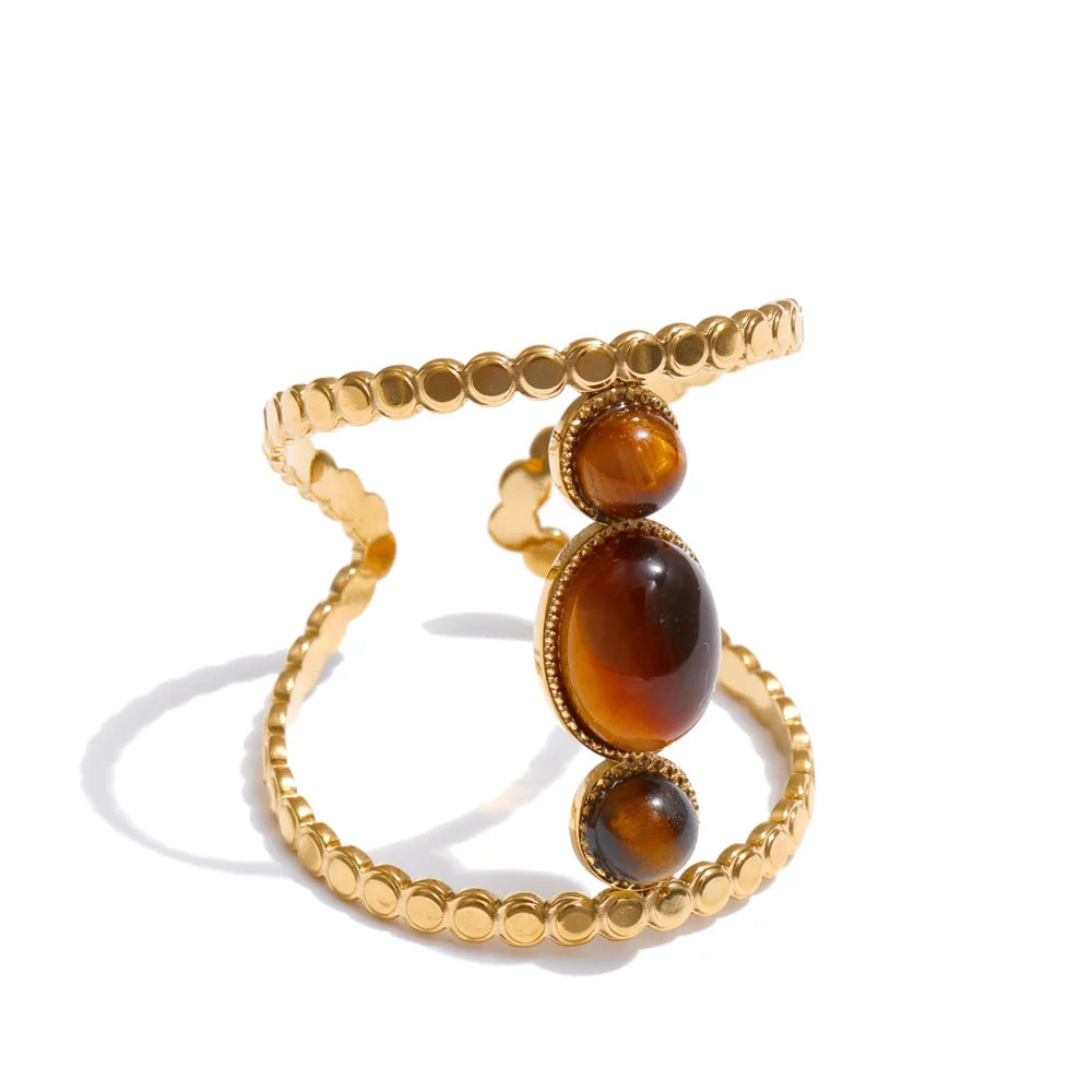 Yara Tiger Eye Ring