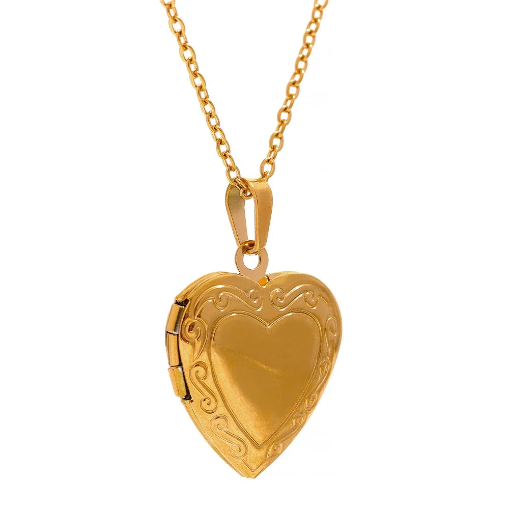 Thora Heart Locket Necklace