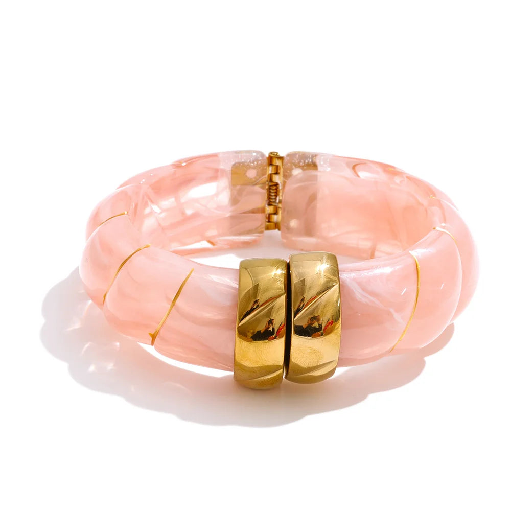 Dune Resin Wide Bangle
