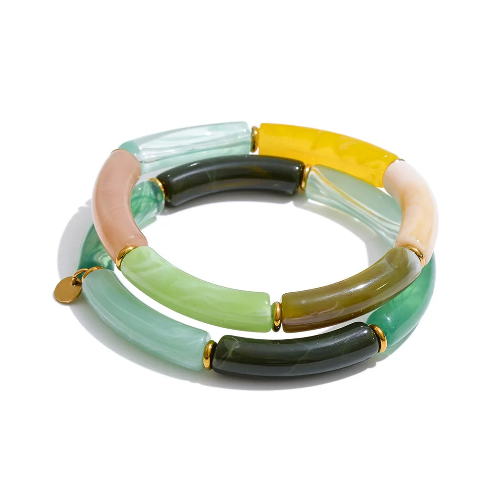 Bay Resin Tube Bangle