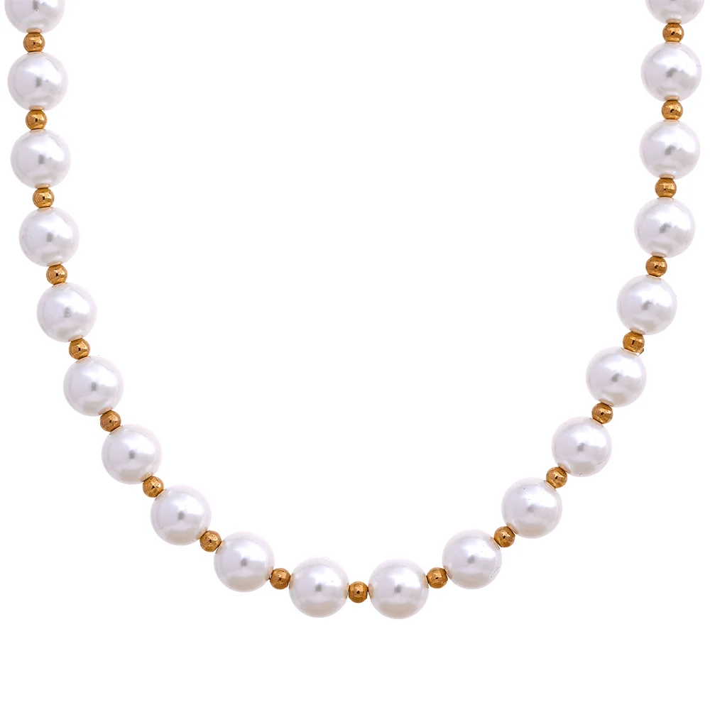 Goldie Faux Pearl Necklace