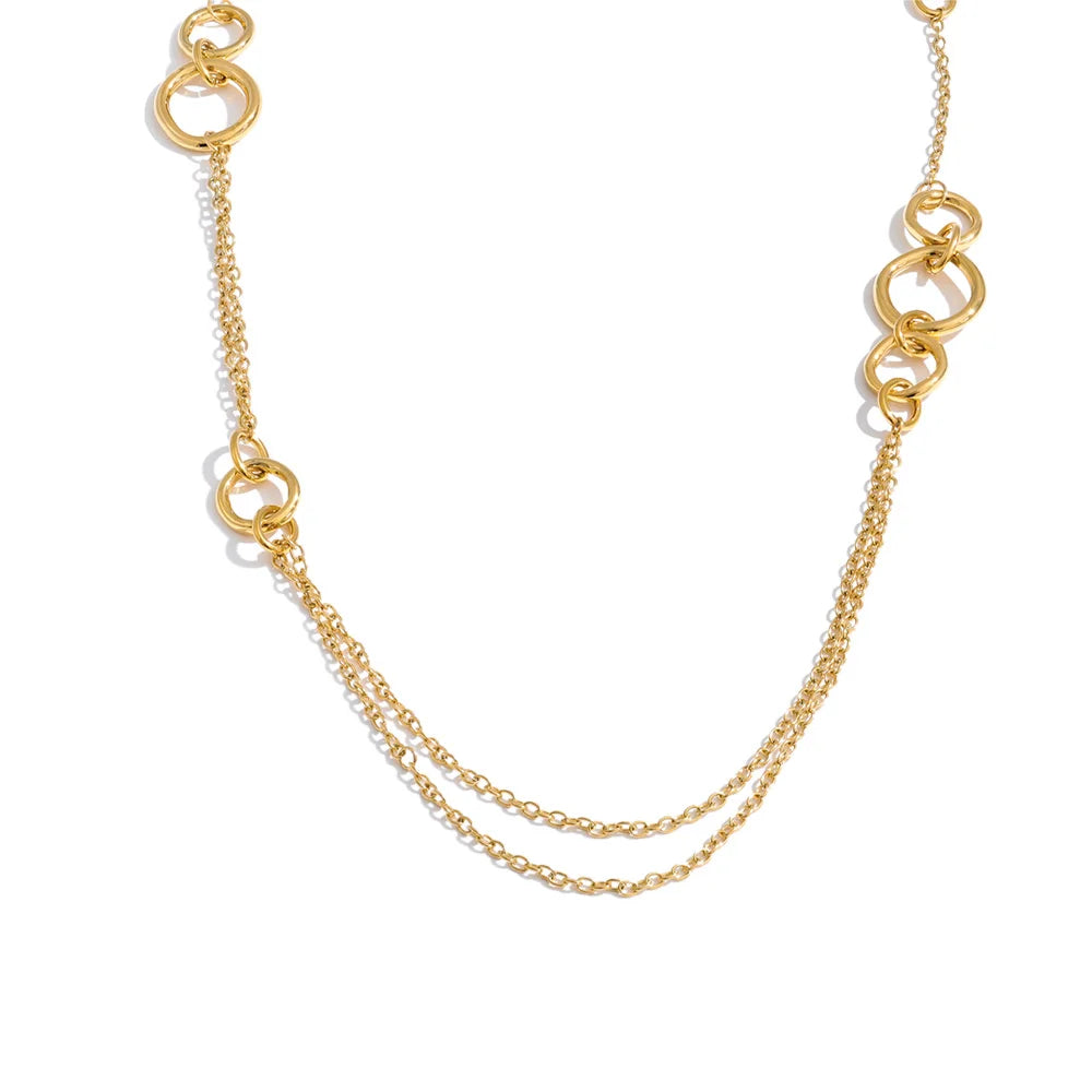Pine Long Chain Necklace