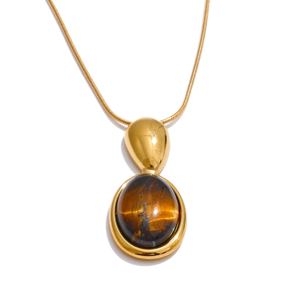 Sutton Stone Pendant Necklace