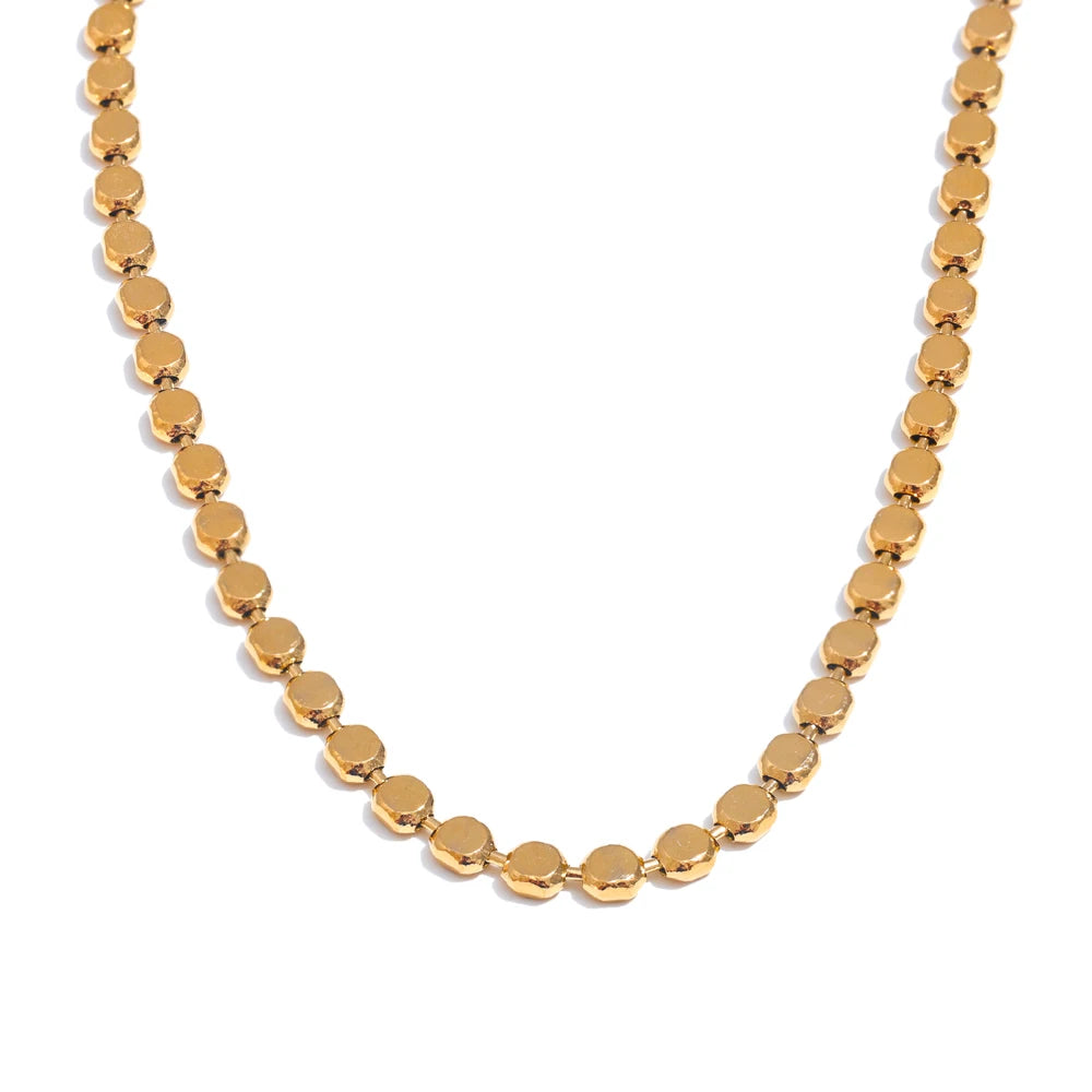 Lark Square Chain Collar
