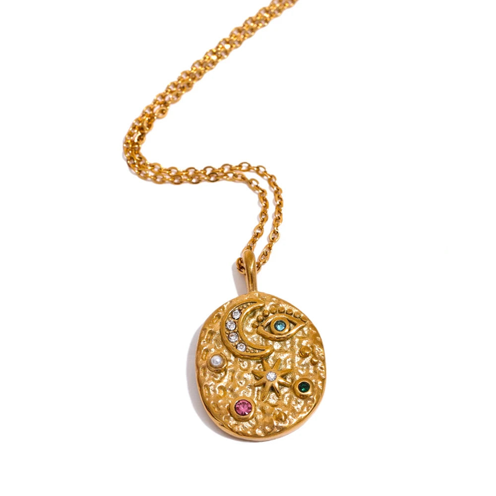 Rue Moon Charm Necklace