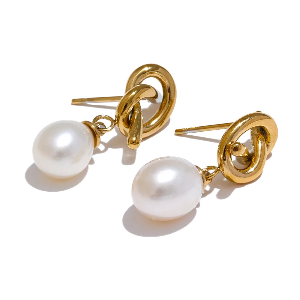 Merit Knot Drop Earrings