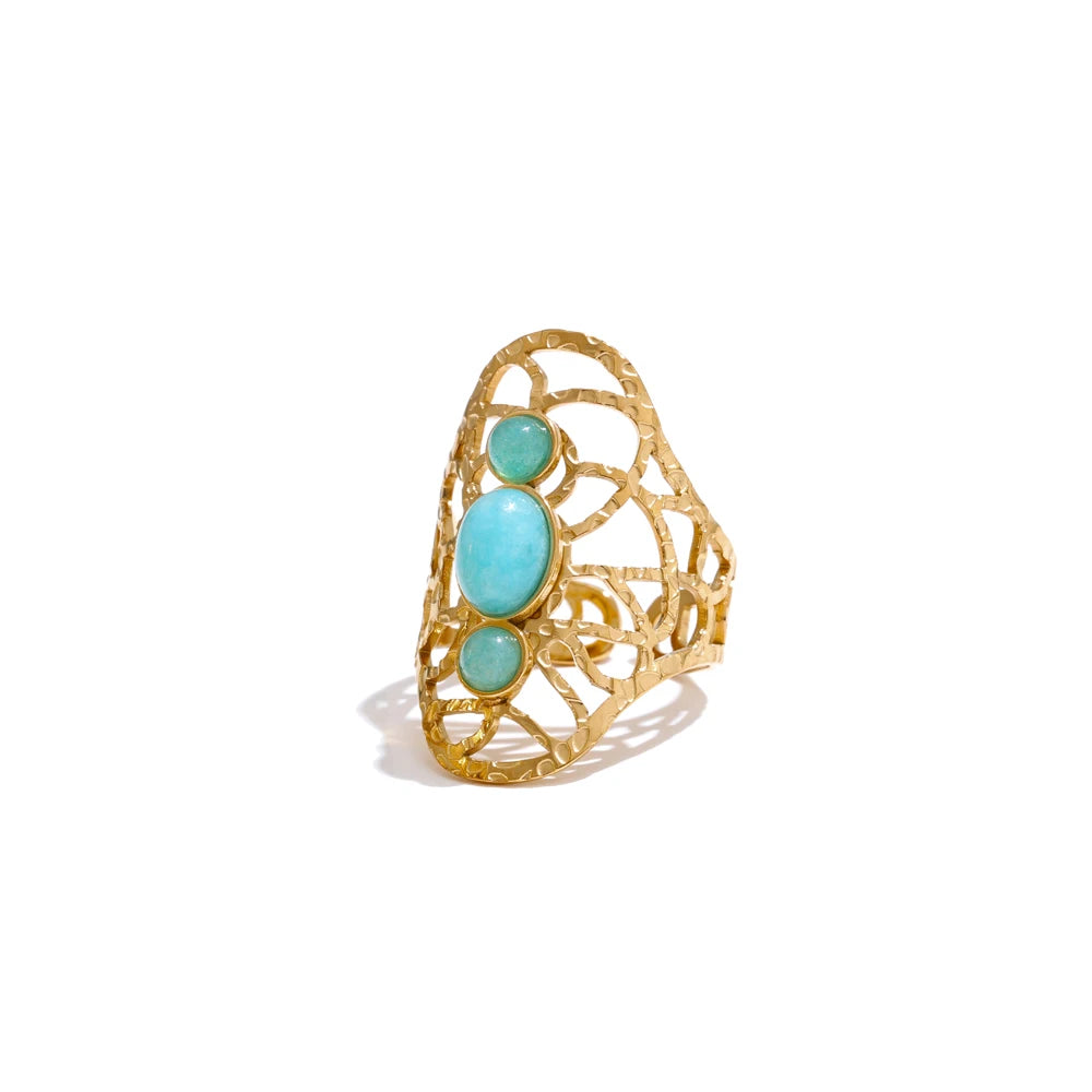 Isla Open Stone Ring