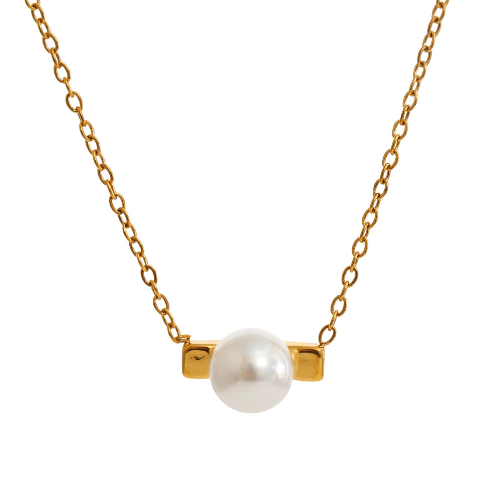 Pippa Faux Pearl Necklace
