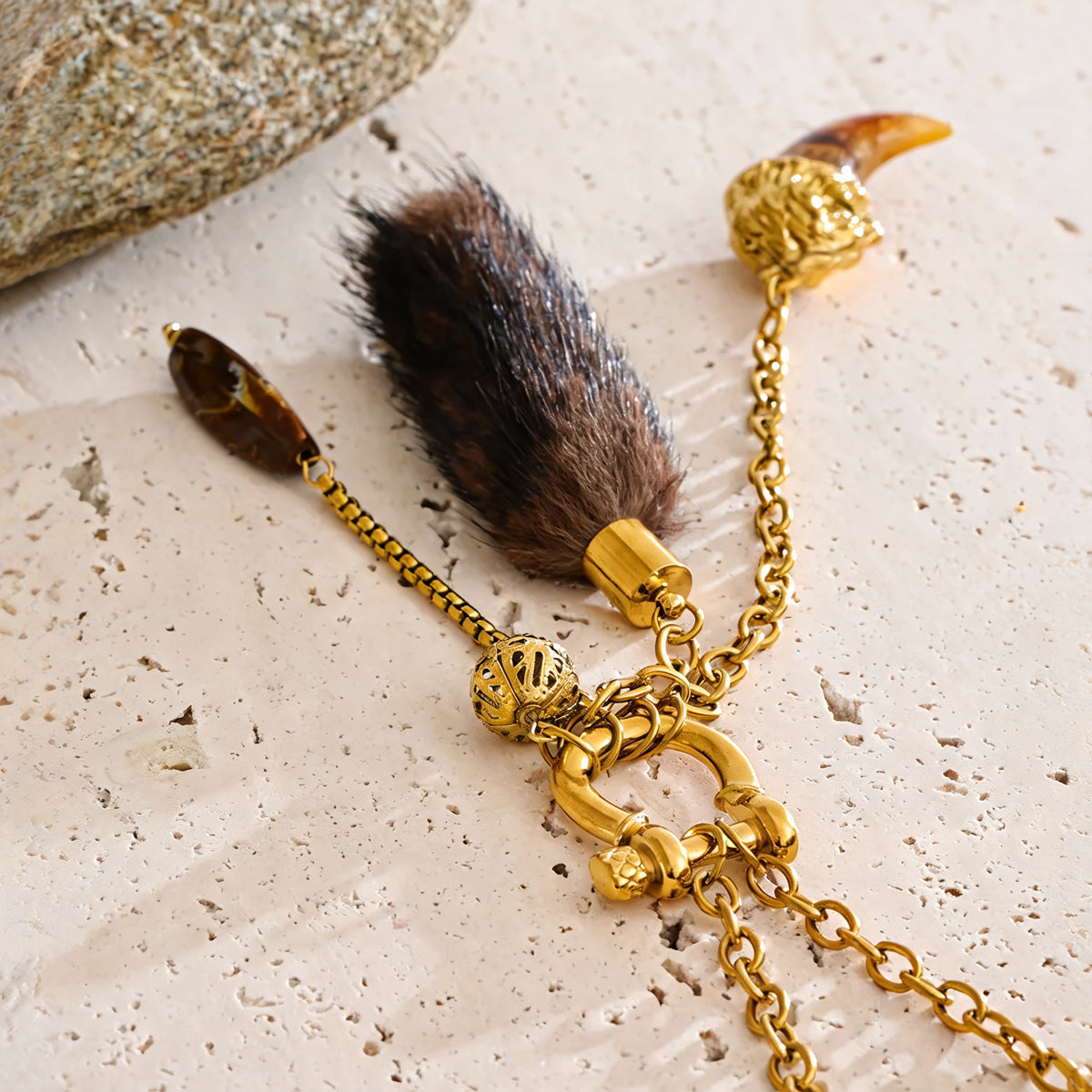 Fenn Tassel Charm Necklace