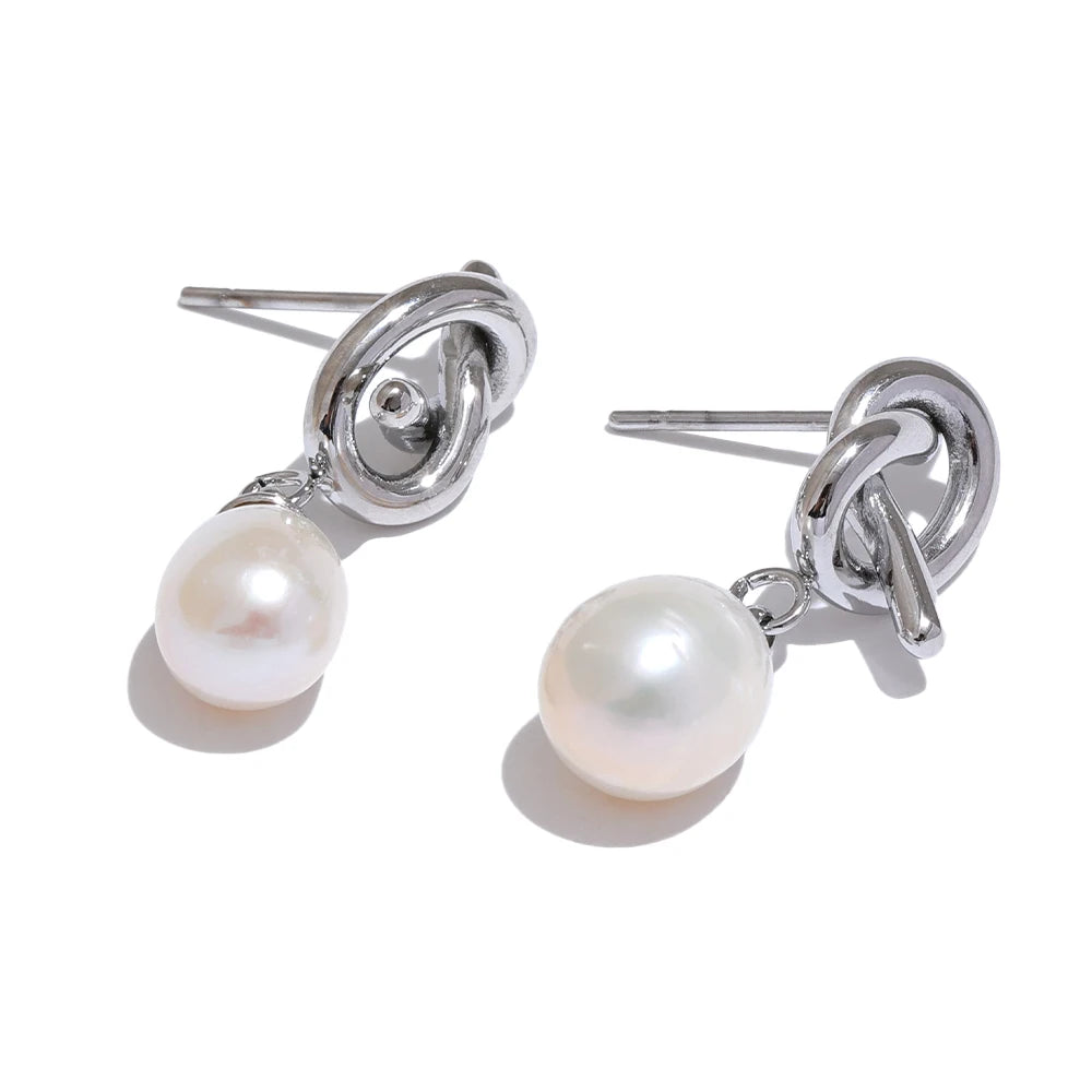 Merit Knot Drop Earrings