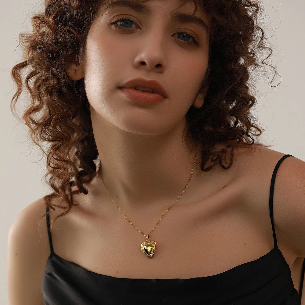 Thora Heart Locket Necklace