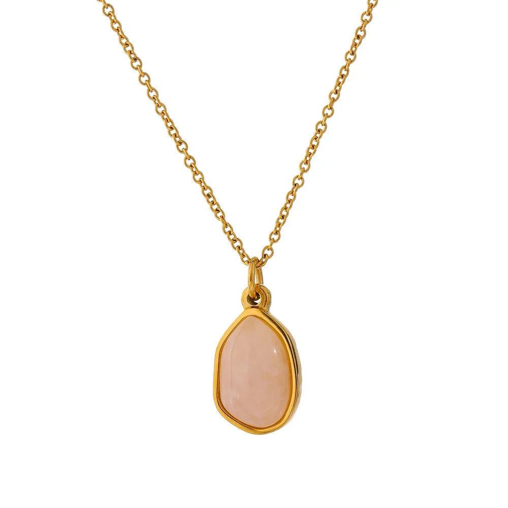 Petra Stone Drop Necklace
