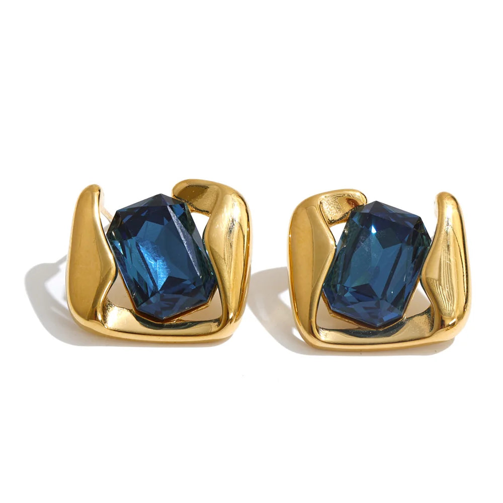 Verity Crystal Stud Earrings