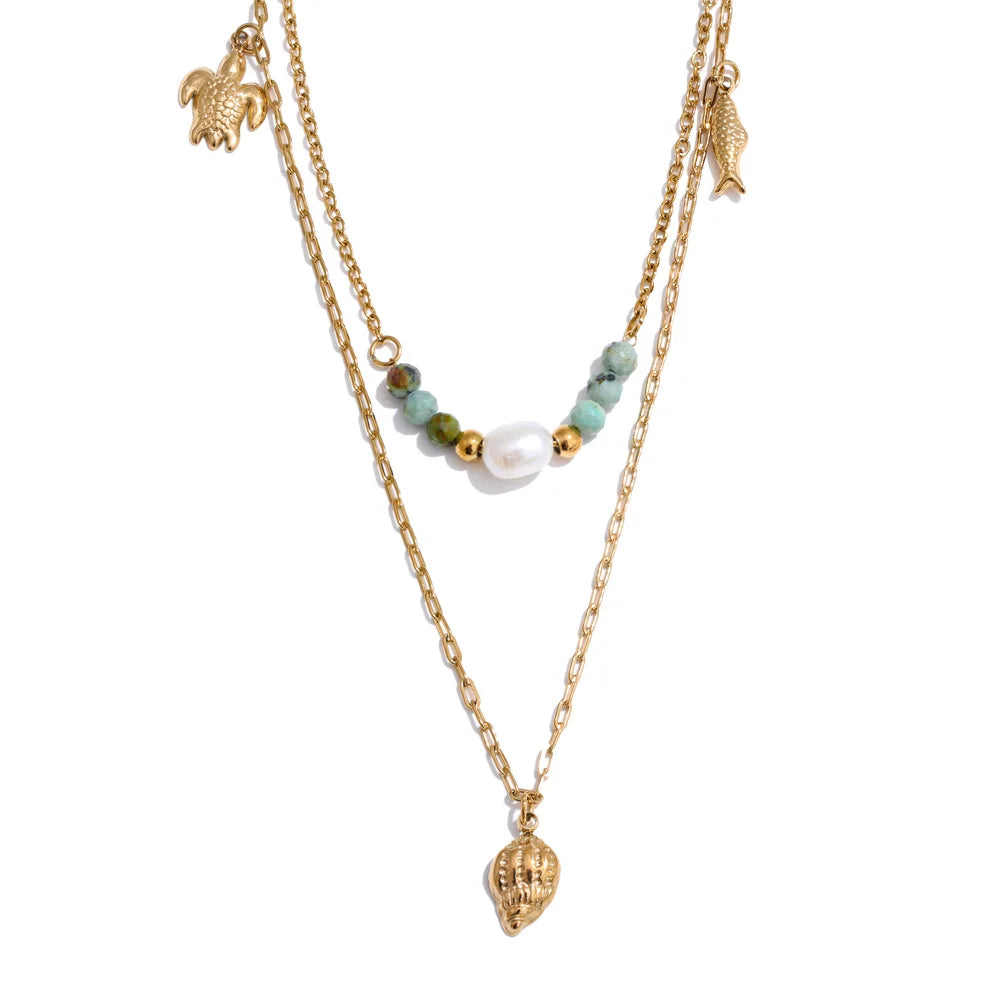 Reef Sea Charm Necklace
