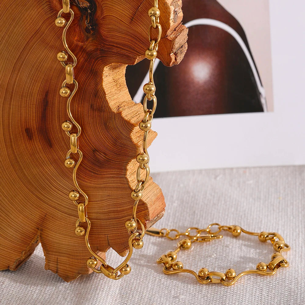 Hattie Beaded Chain Set