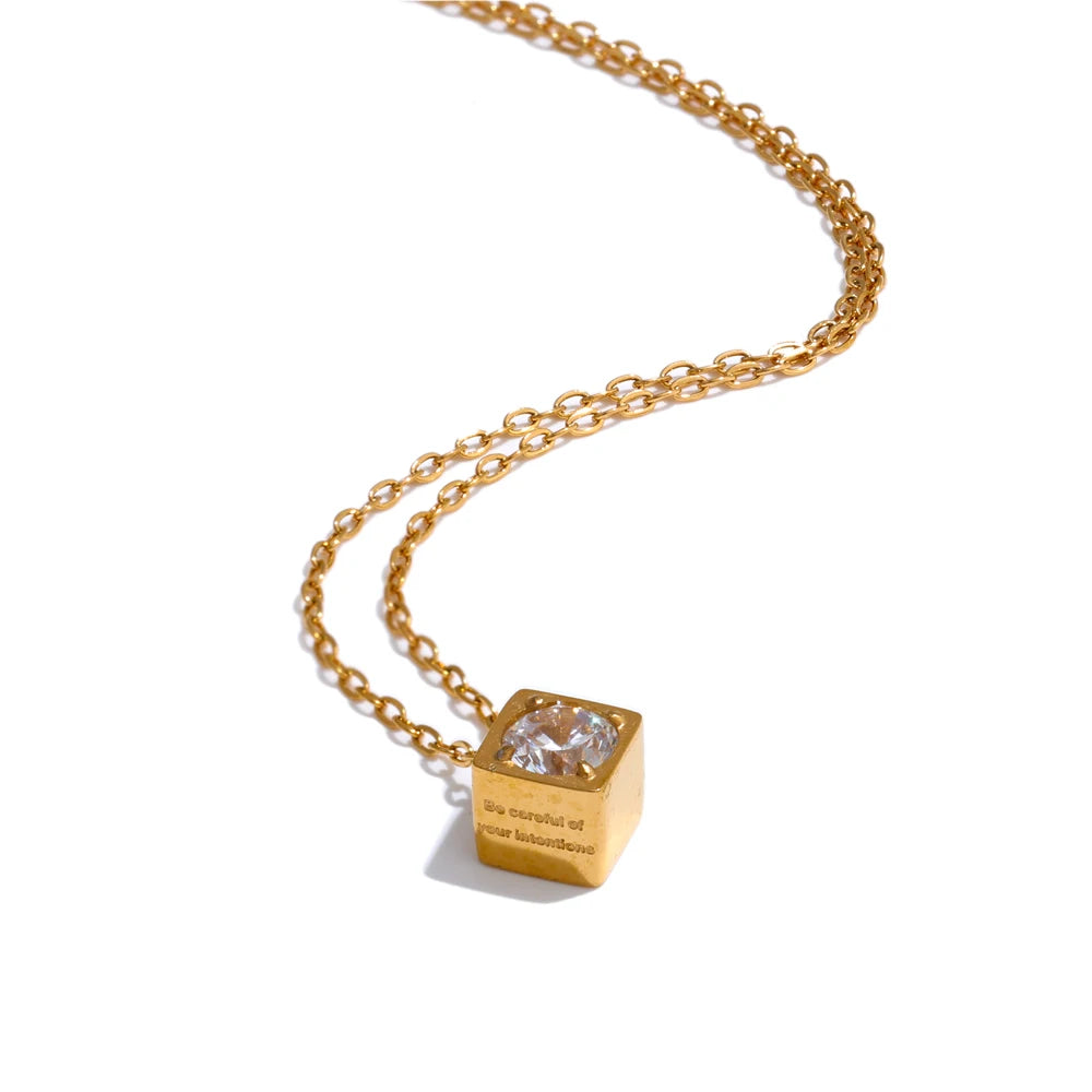 Tilda Cube Necklace