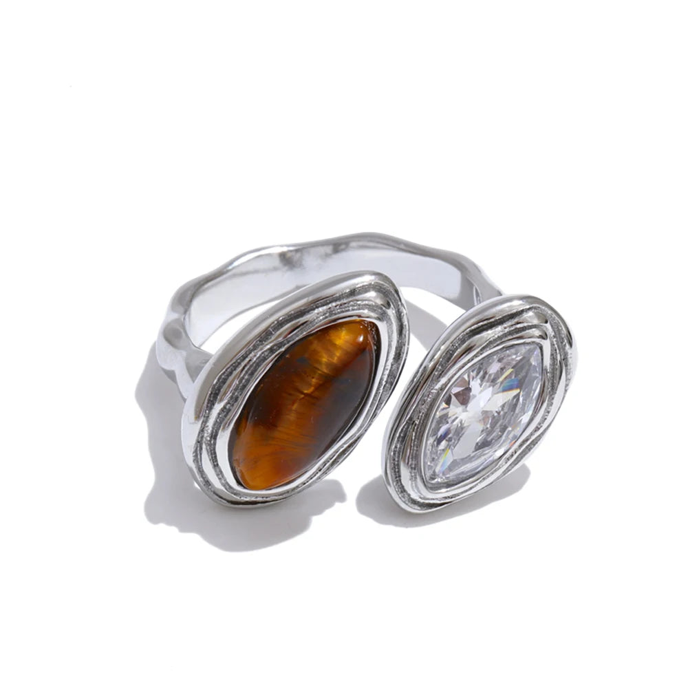 Iris Stone Inlay Ring