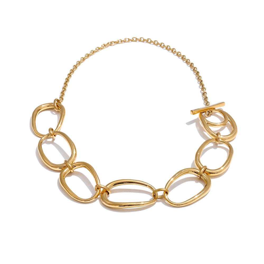 Linden Link Collar Necklace