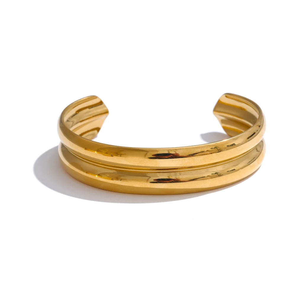 Brook Smooth Layered Cuff