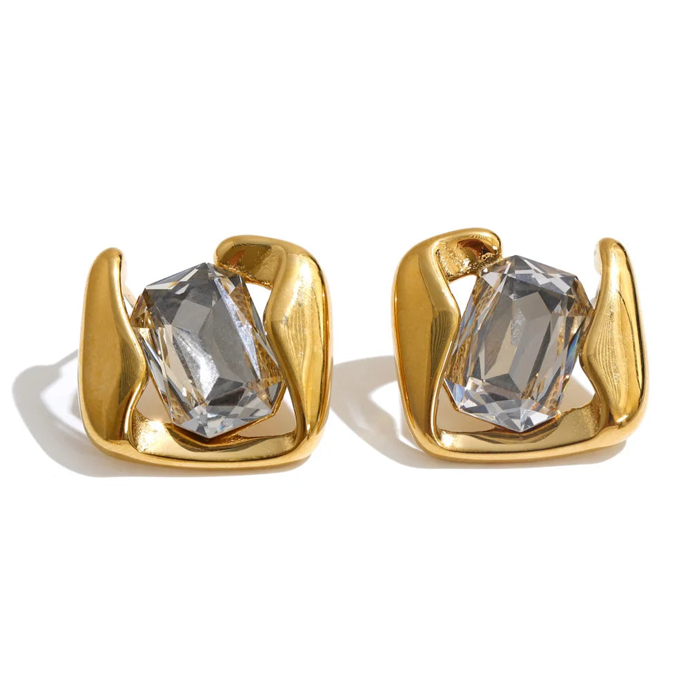 Verity Crystal Stud Earrings