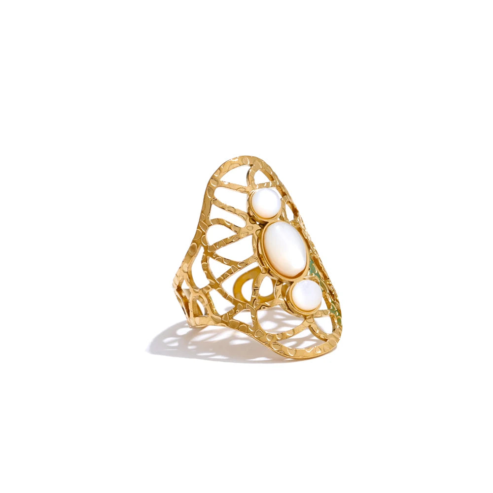 Isla Open Stone Ring