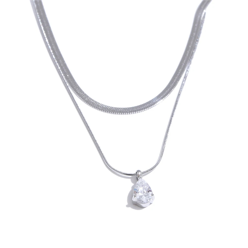 Sadie Layered Drop Necklace